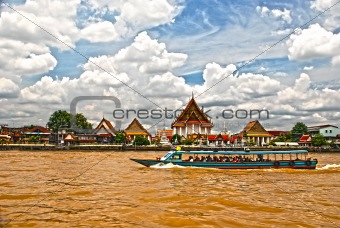 Chao Praya River Bangkok HDR 