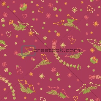 Seamless pattern "Find a pair"