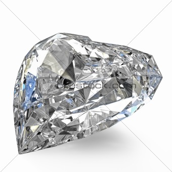 Heart shaped diamond