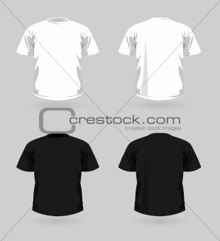 Vector set of t-shirts 