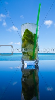 Mojito by the ocean