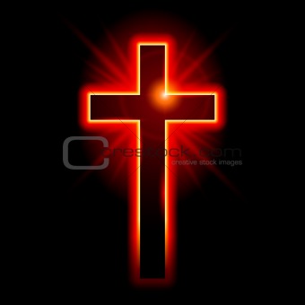 Christian symbol of the crucifix    