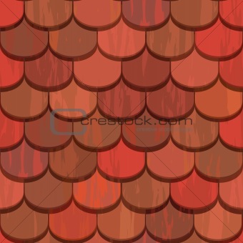 red clay ceramic roof tiles seamless texture