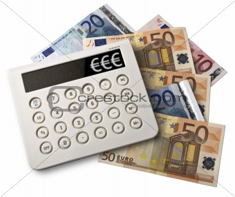 Calculator and euros