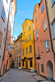 Stockholm. Street of Old town