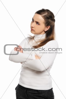 Woman crossed arms