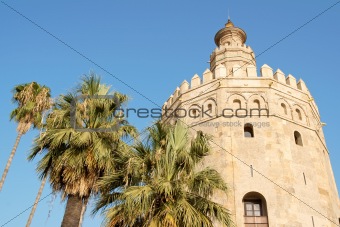 Torre del Oro or Gold Tower in Seville