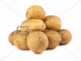Bunch of ripe potatoes