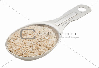 spoon of psyllium seed husks 