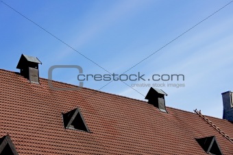 Roof and the sky