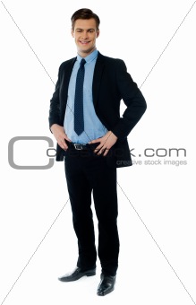 Portrait of a stylish businessman