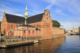 Copenhagen city canal architecture Denmark