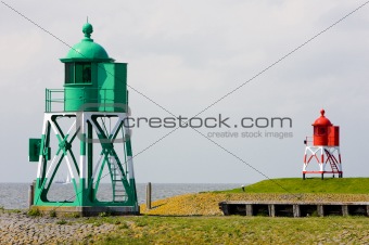 lighthouses, Stavoren, Friesland, Netherlands