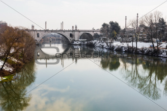 Ponte Flaminio bridge, Italy