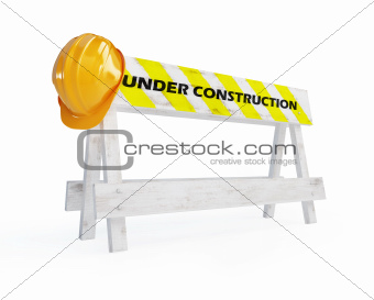 under construction helmet