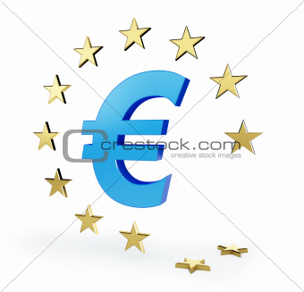 european union sign star dropped 