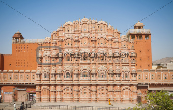 Hawa Mahal, the Palace of Winds, Jaipur, Rajasthan, India. 