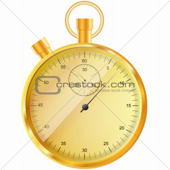 gold stopwatch