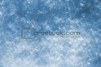 blue snow as nice christmas background