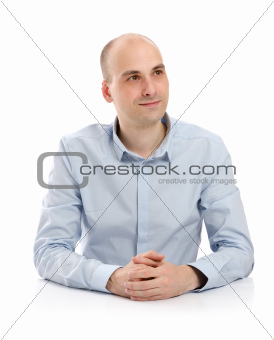 business man on a desk