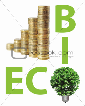 concept, symbolizing green energy
