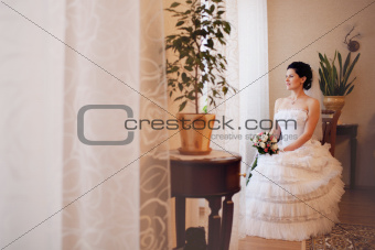 bride waiting for a groom