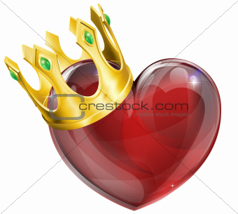 King of hearts concept