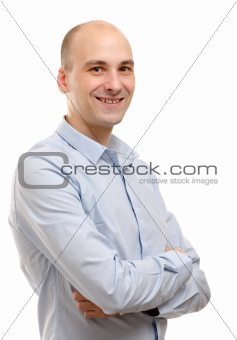 portrait of a businessman standing