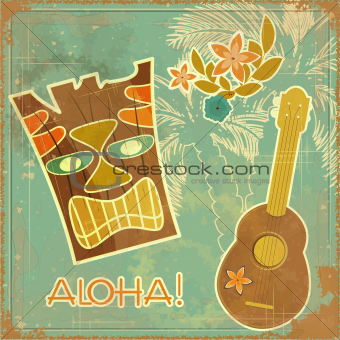 Vintage Hawaiian card
