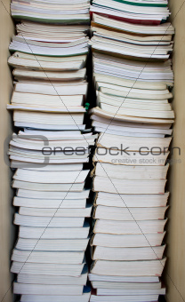 Stack of used books