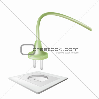 electric power receptacle and plug