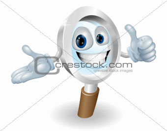 Search mascot character illustration