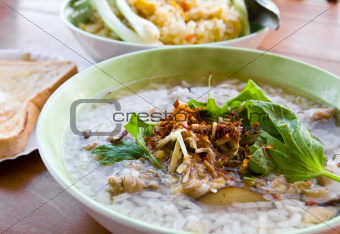 Gruel rice soup1