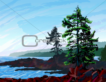 West Coast Landscape Painting