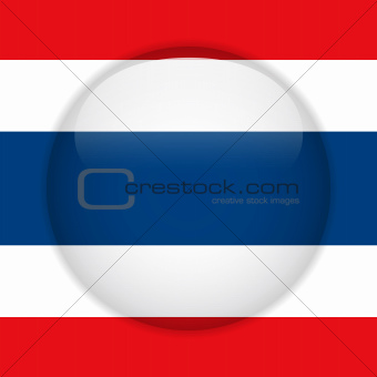 Thailand Flag Glossy Button
