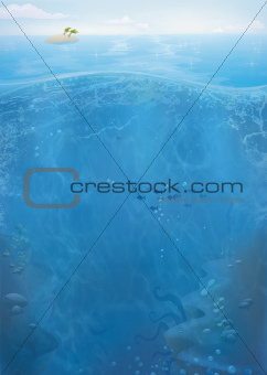 Ocean life background