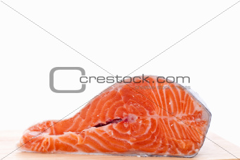 red fish trout isolated on white
