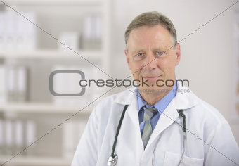 Portait of a mature doctor