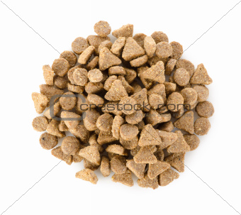 Pet food isolated