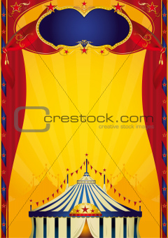 Beautiful circus poster