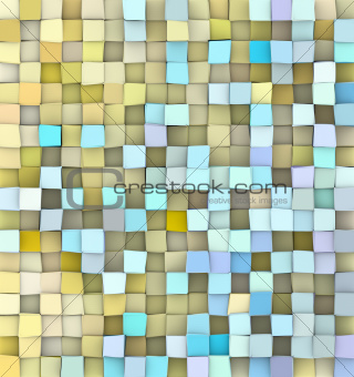abstract 3d gradient backdrop in multiple yellow blue 