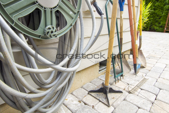 Gardening and Landscaping Tools by Watering Hose