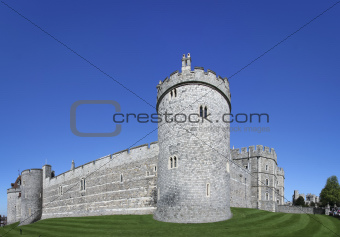 windsor castle walls berkshire england