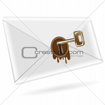 key in envelope