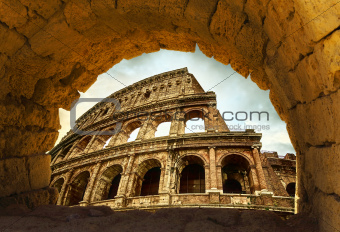 Colosseum in Rome, Italy 