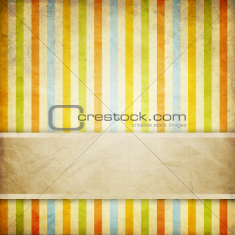 vintage striped background with place for text 