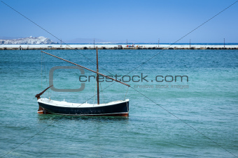 Boat at Mykonos Greece