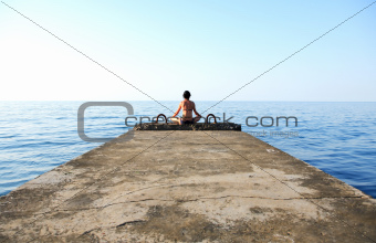 Meditation Near Sea