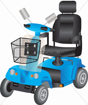 Blue Mobility Scooter