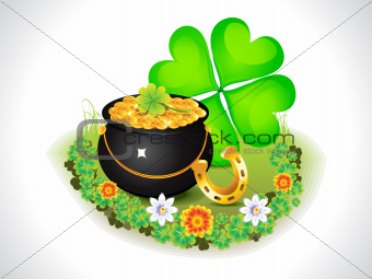abstract st patrick background